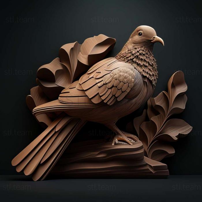 3D model Pigeon (STL)